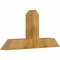 Ekena Millwork Portland Rough Sawn Timber Gable Bracket, Western Red Cedar, 48"W x 24"H x 6"D x 6"F, 12/12 Pitch GBW048X24X0606POR00RWR - alternate 4